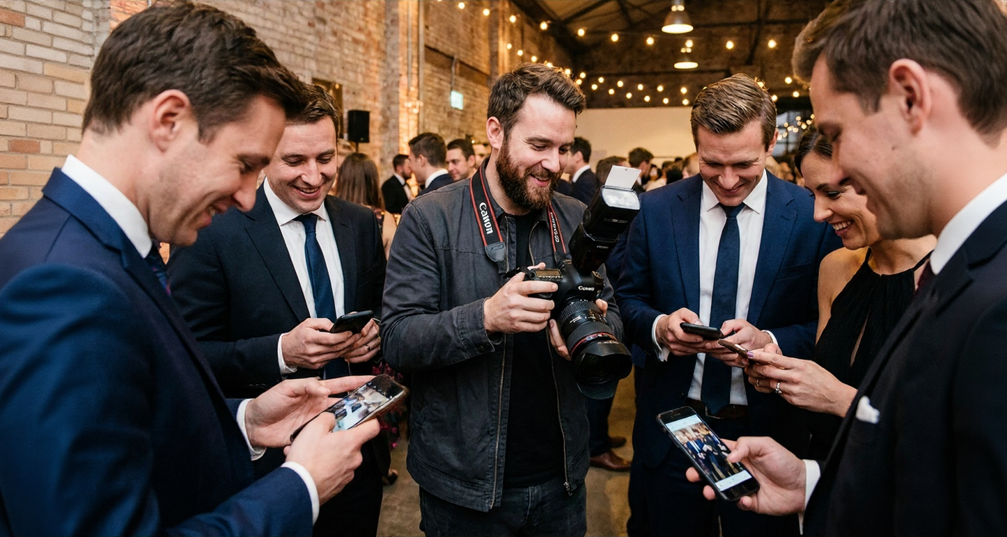 Fotograf na eventu